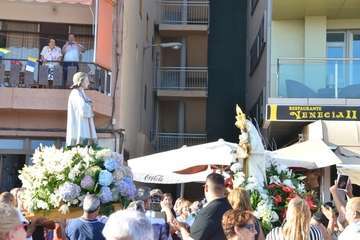 Procesión marítimo-terrestre de Melenara (Foto TA)