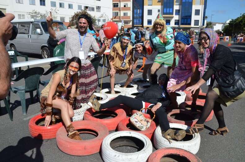 Carrera de Tacones del Carnaval de Telde 2019 (Foto TA)