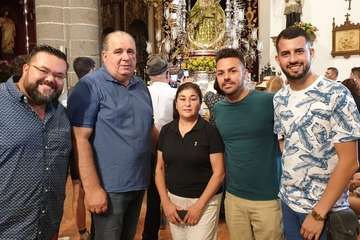 La carreta de Telde, lista para la romería del Pino de esta tarde (Foto TA)