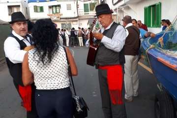 Romería de la playa de Ojos de Garza en honor del Santo Cristo (Foto TF y TA)