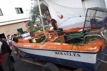 Romería de la playa de Ojos de Garza en honor del Santo Cristo (Foto TF y TA)