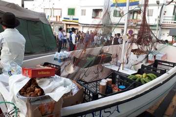 Romería de la playa de Ojos de Garza en honor del Santo Cristo (Foto TF y TA)