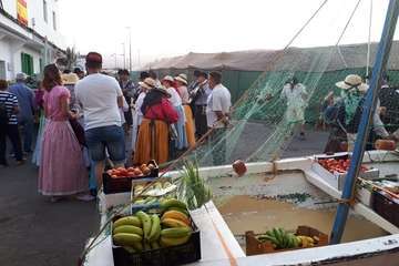 Romería de la playa de Ojos de Garza en honor del Santo Cristo (Foto TF y TA)