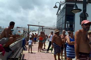 Degustación de paella y partido amistoso de fútbol en la playa de Ojos de Garza (Foto TA)