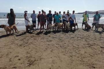 Ojos de Garza se reencuentra con la lucha canaria (Foto TA)