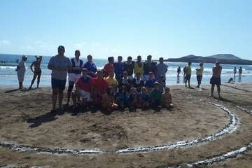 Ojos de Garza se reencuentra con la lucha canaria (Foto TA)