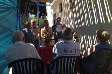 El Club Deportivo La Avestruz reconoce a José Miguel Vega y a Santiago Almeida (Foto TA)