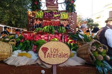 La carreta de Arenales triunfa en la romería de Valsequillo (Foto Francisco Javier Santana)