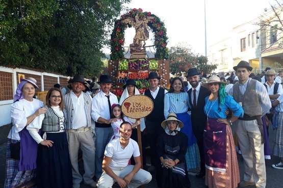 La carreta de Arenales triunfa en la romería de Valsequillo (Foto Francisco Javier Santana)