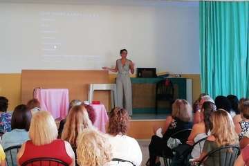 Charla sobre el suelo pélvico en La Garita (Foto TA)