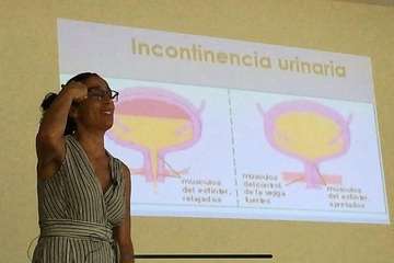 Charla sobre el suelo pélvico en La Garita (Foto TA)