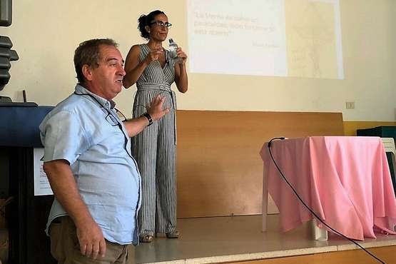 Charla sobre el suelo pélvico en La Garita (Foto TA)