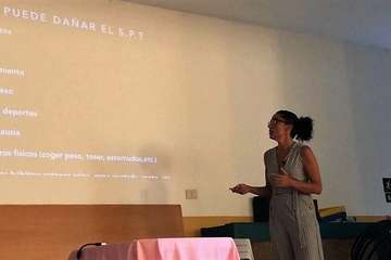 Charla sobre el suelo pélvico en La Garita (Foto TA)