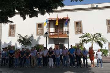 Telde muestra su repulsa por el asesinato machista de la calle Cebrián (Foto TA)