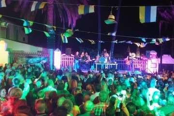 Concierto Los Lolas en el núcleo histórico de San Francisco de Telde (Foto TA)