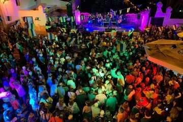 Concierto Los Lolas en el núcleo histórico de San Francisco de Telde (Foto TA)