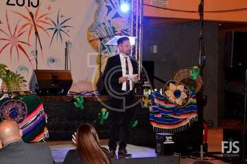 Pregón de las fiestas del Valle de los Nueve a cargo de Jaime Medina (Foto Francisco Javier Santana)