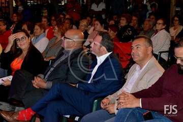 Pregón de las fiestas del Valle de los Nueve a cargo de Jaime Medina (Foto Francisco Javier Santana)