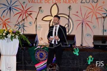 Pregón de las fiestas del Valle de los Nueve a cargo de Jaime Medina (Foto Francisco Javier Santana)