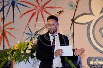 Pregón de las fiestas del Valle de los Nueve a cargo de Jaime Medina (Foto Francisco Javier Santana)