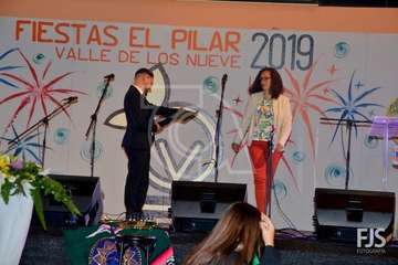 Pregón de las fiestas del Valle de los Nueve a cargo de Jaime Medina (Foto Francisco Javier Santana)