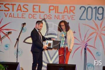 Pregón de las fiestas del Valle de los Nueve a cargo de Jaime Medina (Foto Francisco Javier Santana)