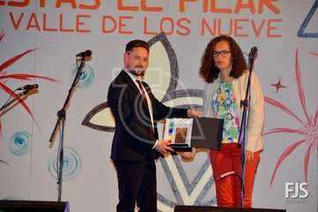 Pregón de las fiestas del Valle de los Nueve a cargo de Jaime Medina (Foto Francisco Javier Santana)