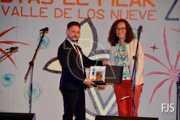 Pregón de las fiestas del Valle de los Nueve a cargo de Jaime Medina (Foto Francisco Javier Santana)