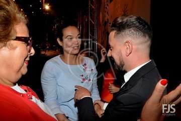 Pregón de las fiestas del Valle de los Nueve a cargo de Jaime Medina (Foto Francisco Javier Santana)