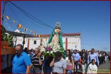 Cazadores procesiona a sus patronos (Foto TF)