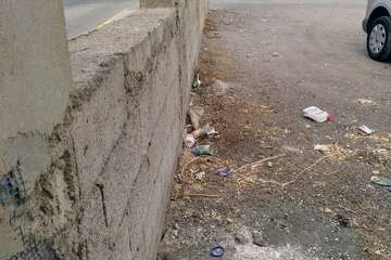 El Calero Bajo, paraíso de la basura y el descuido institucional (Foto TA)