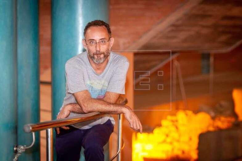 José Naranjo en Mérida, donde esta viernes participa en un seminario sobre inmigración (Foto Efe / Jero Morales)