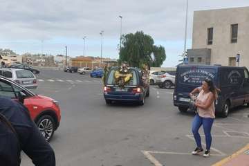 Emoción y silencio en la despedida al joven Valentín Santana (Foto TA)