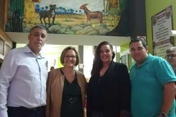 Procesión religiosa de este sábado en Caserones Alto (Foto TA)