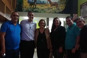 Procesión religiosa de este sábado en Caserones Alto (Foto TA)