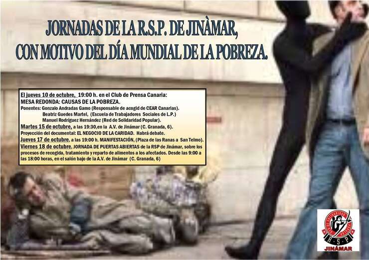 Cartel de las jornadas (Foto TA)