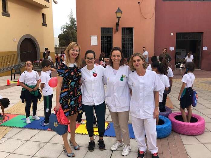 Personal del Centro de Salud de Las Remudas (Foto TA)