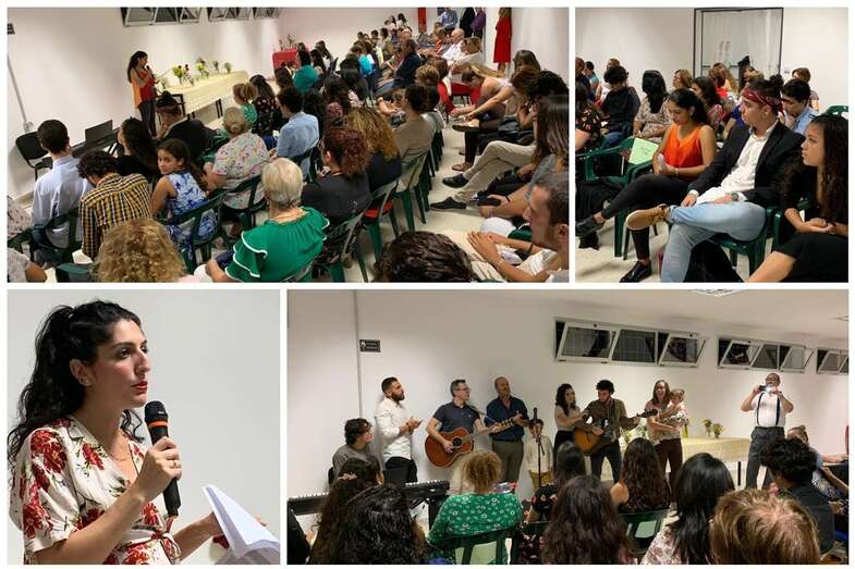 Imágenes del acto celebrado este miércoles en la Gerencia de Jinámar (Foto TA)