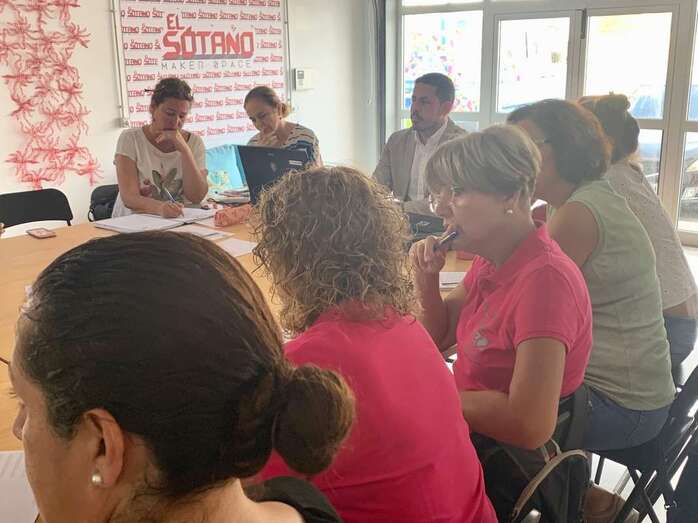 La sede de Yrichen acogió este viernes una reunión de la mesa técnica de coordinación del proceso (Foto TA)
