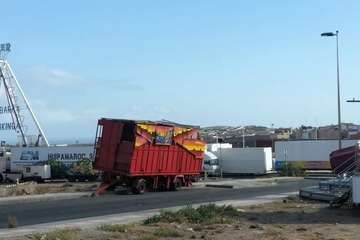 Atracciones instaladas en el sector Picachos de Los Llanos (Foto Jesús Ruiz Mesa)