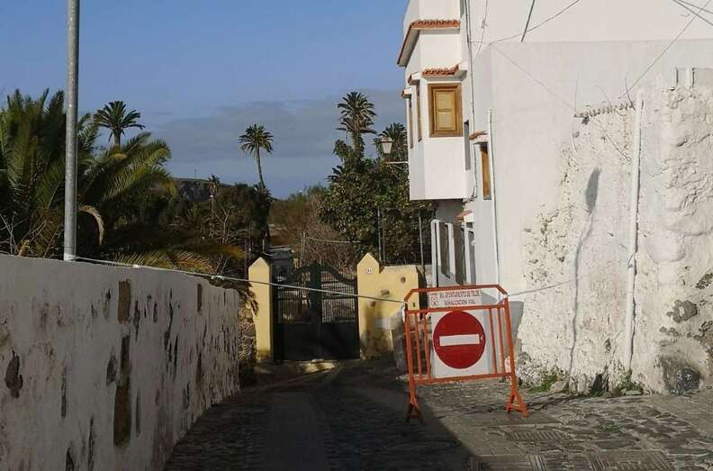 Imagen de la calle Santa María, en el barrio de San Francisco (Foto TA)