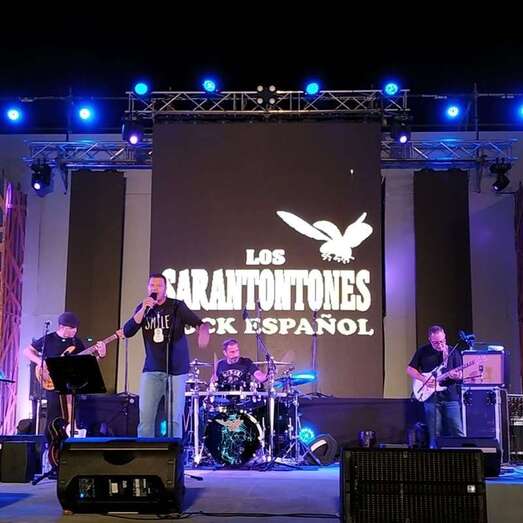 El grupo teldense en un concierto reciente (Foto TA)