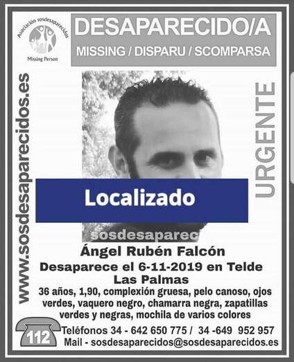 Cartel de desactivación de la búsqueda (Foto TA)