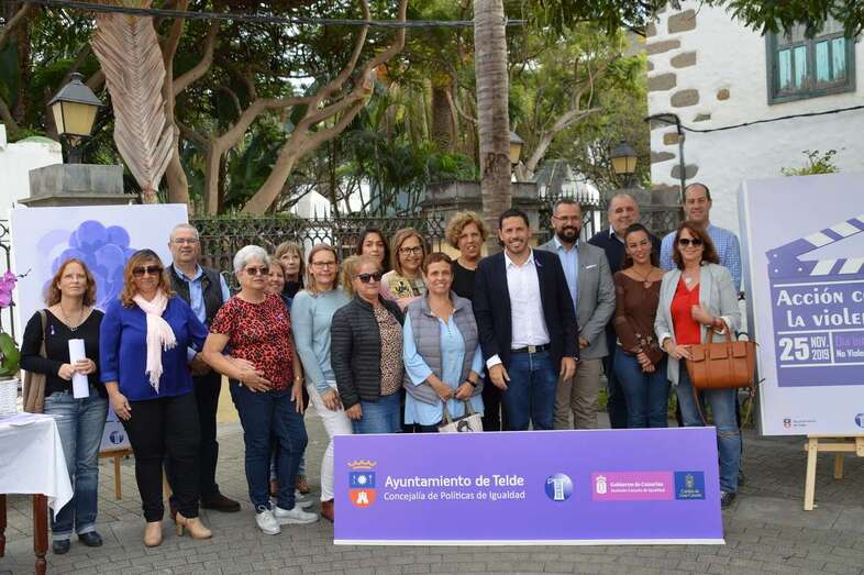 La programación por el 25-N se presentó este mediodía en el Rincón Plácido Fleitas de San Juan (Foto TA)