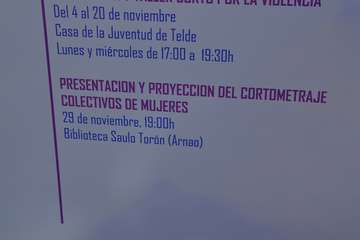 Telde presenta la programación para el 25-N (Foto TA y Francisco Javier Santana)