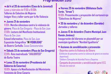 Telde presenta la programación para el 25-N (Foto TA y Francisco Javier Santana)