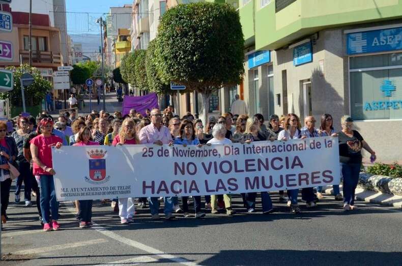 Imagen de archivo de la marcha silenciosa celebrada en 2018 (Foto Francisco J. Santana)