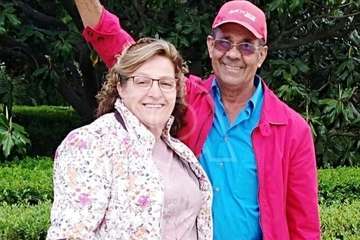 Los padres de Levi, vecinos de Telde, donde nació su hijo (Foto cedida por Miguel Florido)