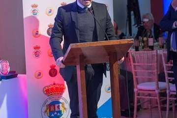 Cena navideña en Telde del Comité de Árbitros de Fútbol de la FIFLP (Foto Helena y TA)