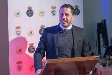 Cena navideña en Telde del Comité de Árbitros de Fútbol de la FIFLP (Foto Helena y TA)